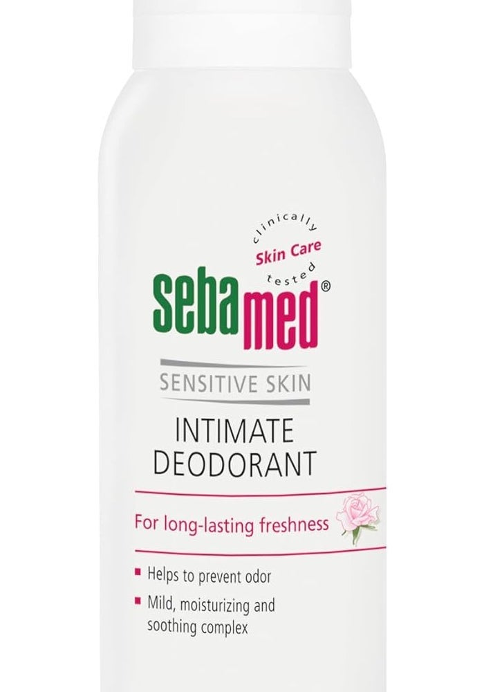 Sebamed Intimate Deodorant for Sensitive Skin, 125 ml